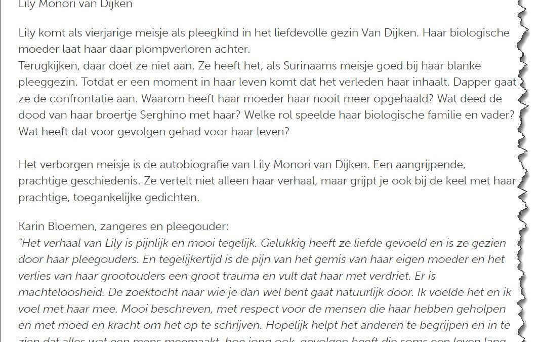 Leestip op website van Pleegzorg Vlaanderen